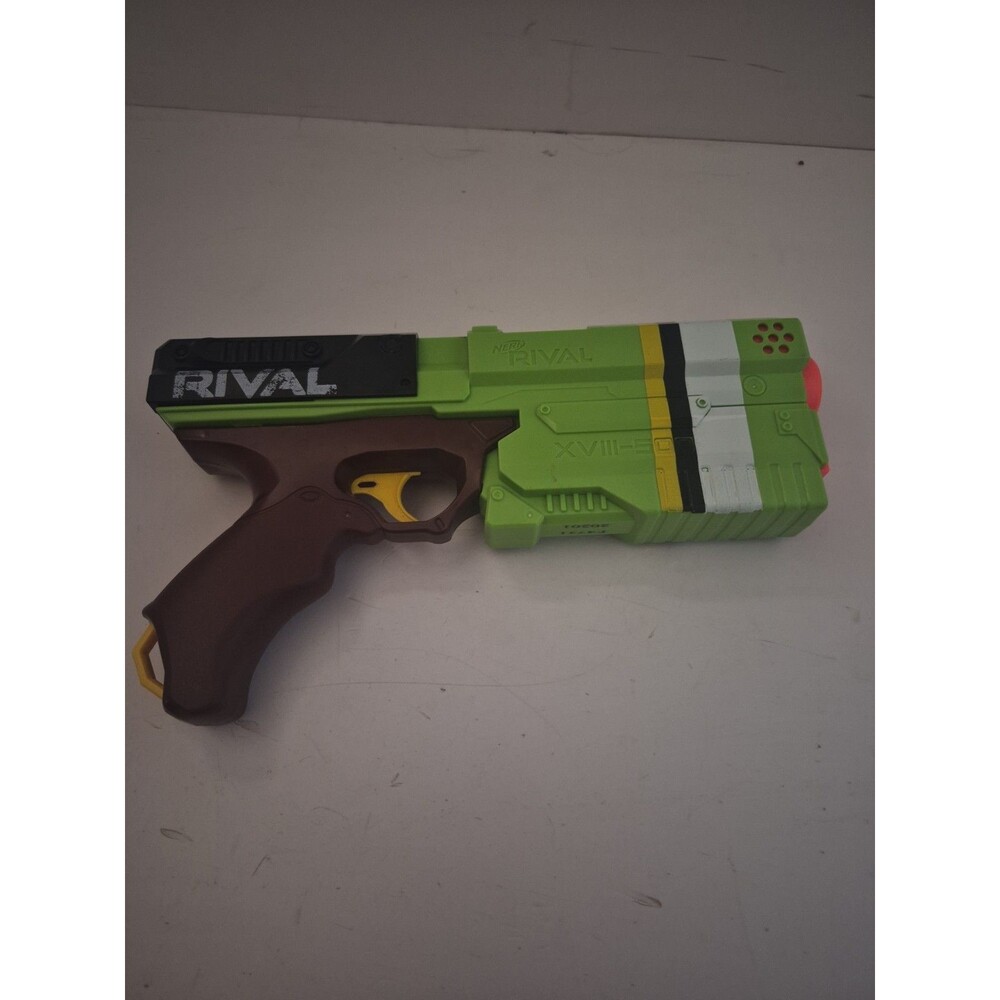 NERF Rival Kronos XVIII-500 Blaster Breech Spring Action Hasbro F4731 TMNT Green
